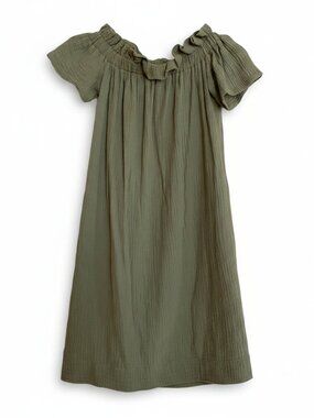 🌿 Anthropologie Amadi Off-The-Shoulder Gauze Mini Dress 🌿